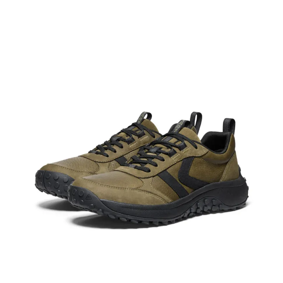 KS86 Leather - Dark Olive/Black