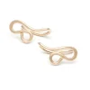 Mini Filigree Ear Climbers - Gold