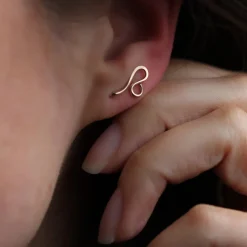 Mini Filigree Ear Climbers - Gold