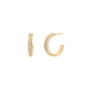 Mini Mariah Hoops - Diamond