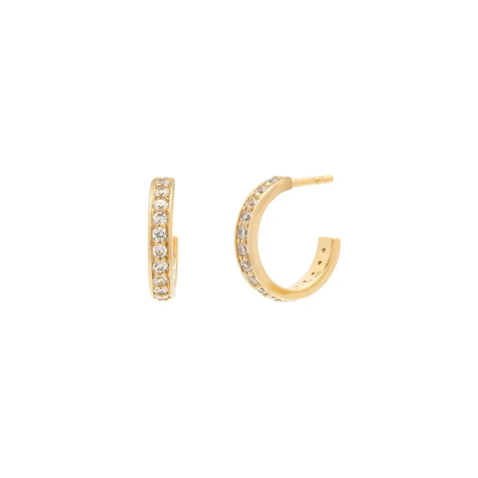 Mini Mariah Hoops - Diamond