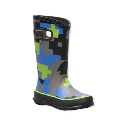 Rainboot Big Camo - Black and Green