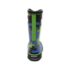Rainboot Big Camo - Black and Green