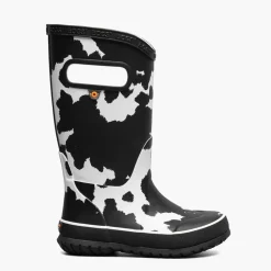 Rainboot Cow - Black and White