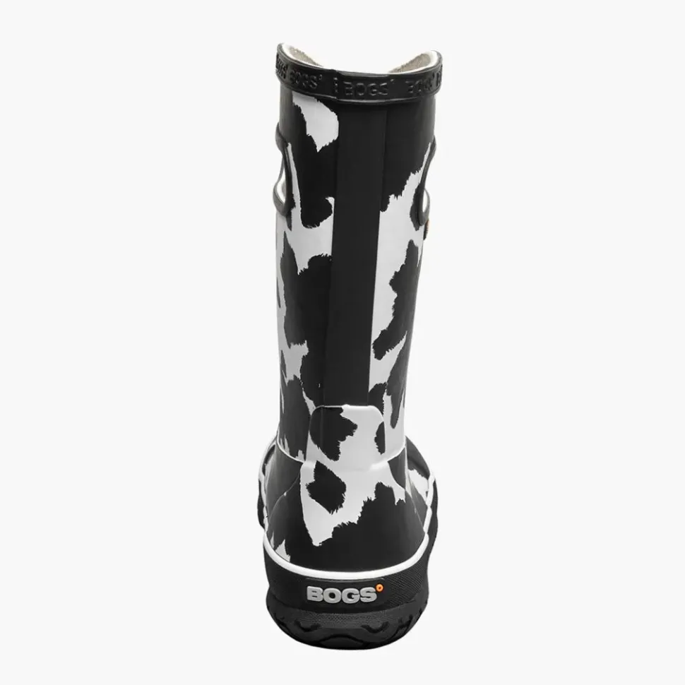 Rainboot Cow - Black and White