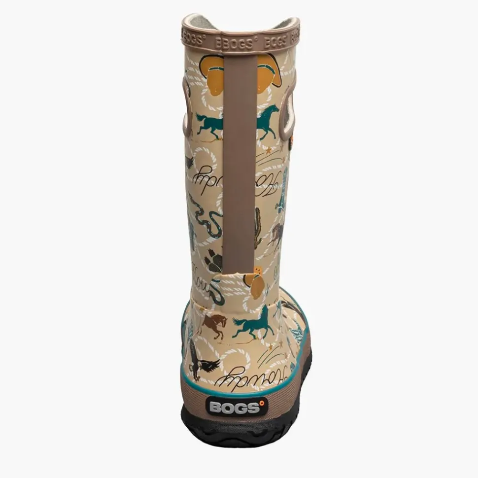 Rainboot New Western - Tan Multi
