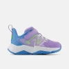 Rave Run v2 - Bungee Lace with Top Strap - Lilac Glo with Sky Blue