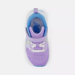 Rave Run v2 - Bungee Lace with Top Strap - Lilac Glo with Sky Blue