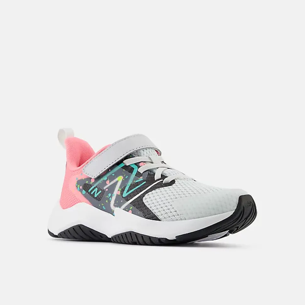 Rave Run v2 - Quarts Grey with Ultra Pink