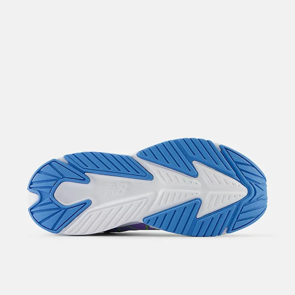 Rave Run v2 Bungee Lace with Top Strap - Lilac Glo with Sky Blue