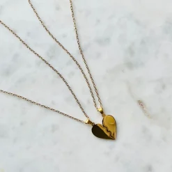 RAYA BFF Heart Necklace - Gold