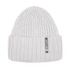 Ridge Cuff Knit Toque - White
