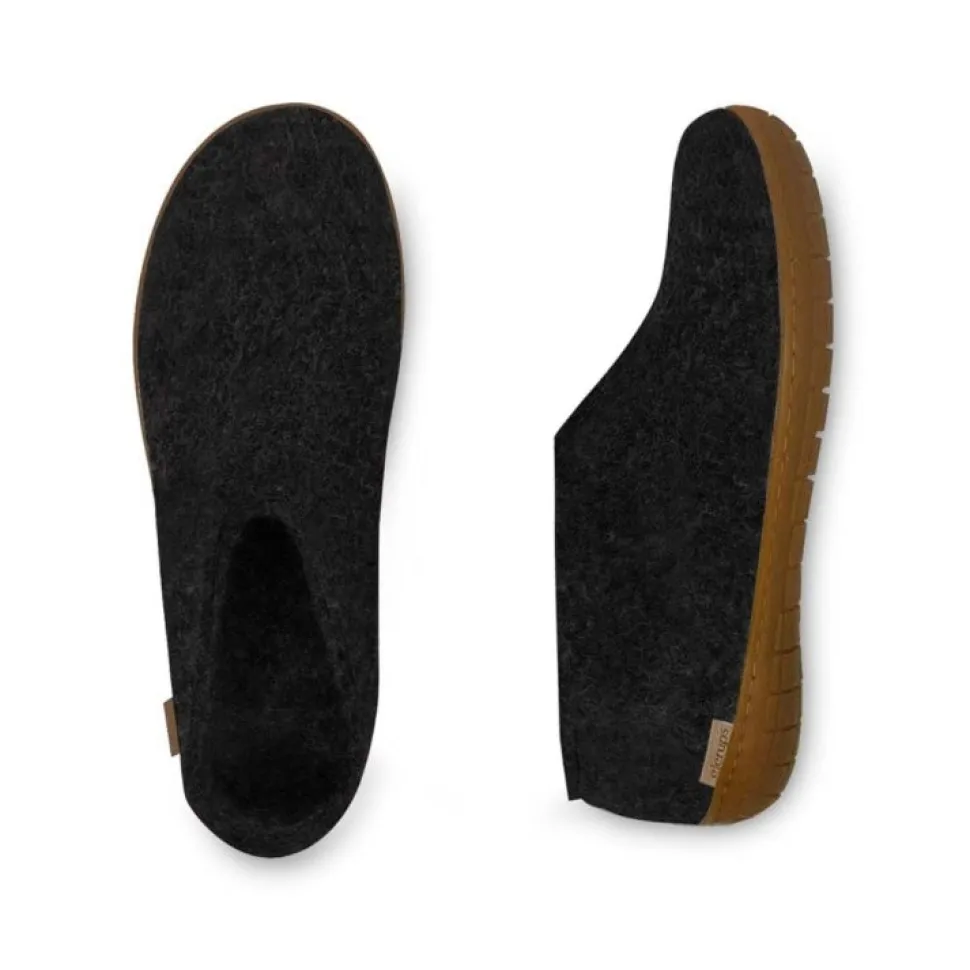 Shoe with Honey Rubber - Charcoal