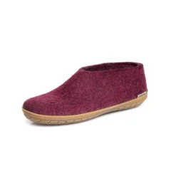 Shoe with Honey Rubber - Cranberry