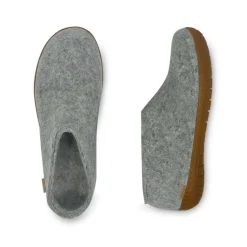Shoe with Honey Rubber - Grey