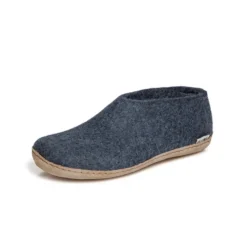 Shoe with Leather Sole - Denim