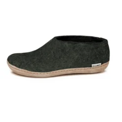 Shoe with Leather Sole - Forest