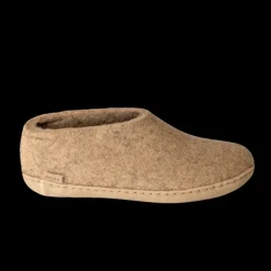 Shoe with Leather Sole - Sand