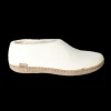 Shoe with Leather Sole - White