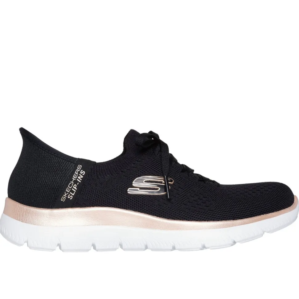 Slip-ins: Summits - Night Chic - Black/Rose Gold