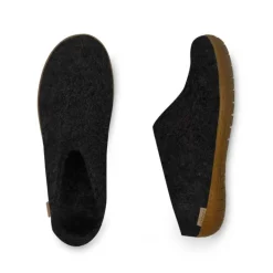 Slip-on with Honey Rubber - Charcoal