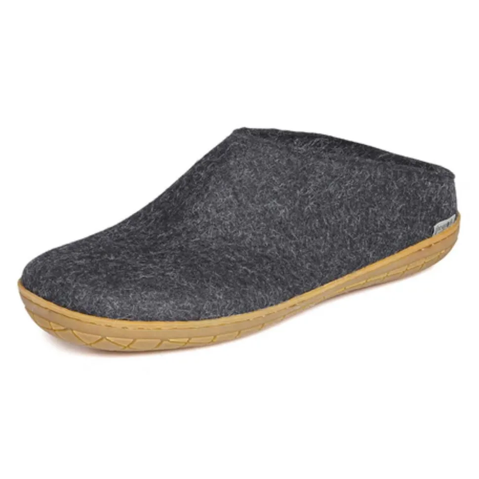 Slip-on with Honey Rubber - Charcoal