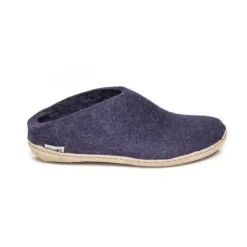 Slip-on with Leather Sole - Purple