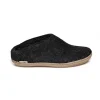 Slip-on with Leather Sole - Charcoal