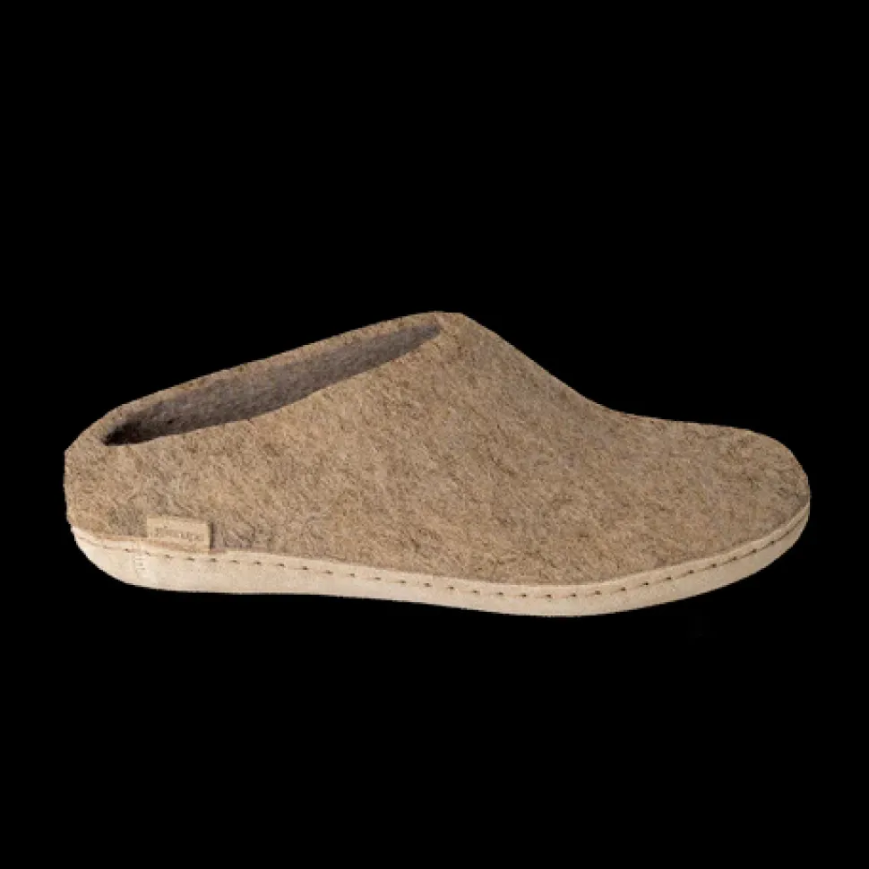 Slip-on with Leather Sole - Sand