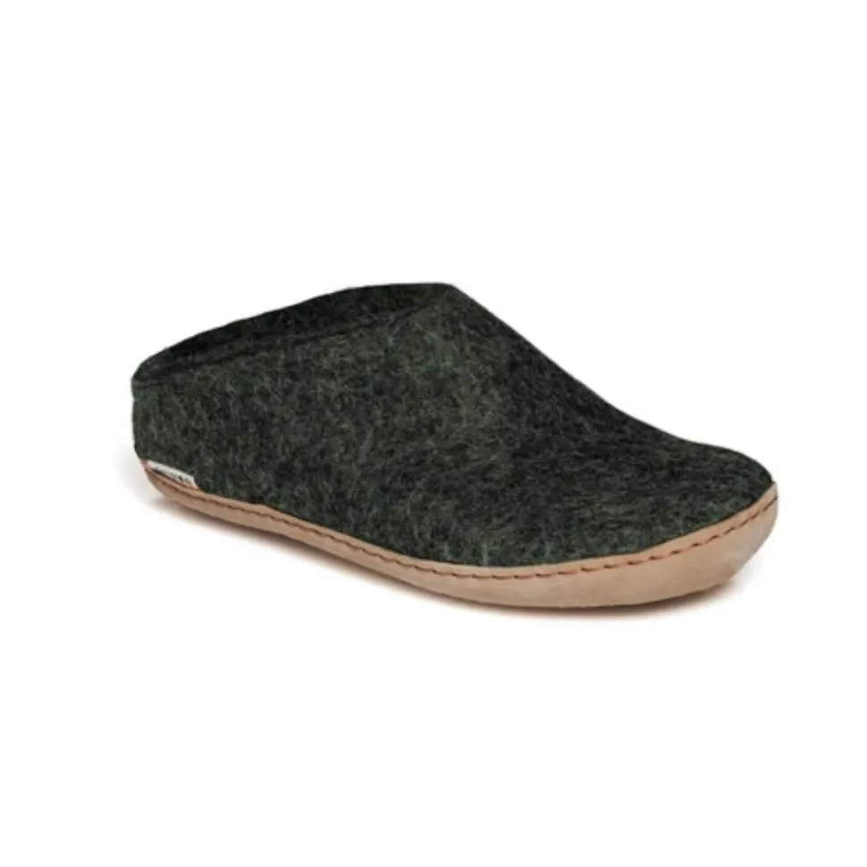 Slip-on with Leather Sole - Forest