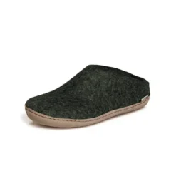 Slip-on with Leather Sole - Forest