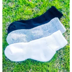Solid Quarter Socks - White