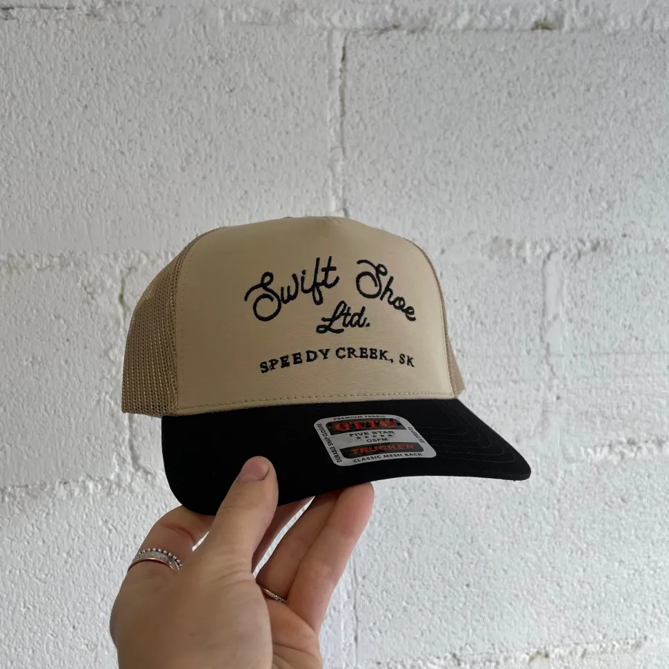 Speedy Creek Hat - Beige/Black