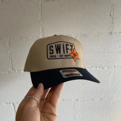 Tiger Lily Hat - Beige/Navy