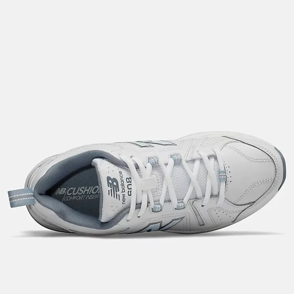 608v5 - White with Light Blue