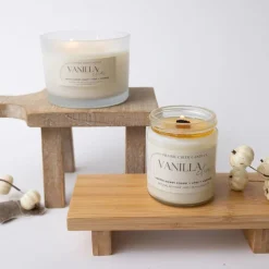 Wood Wick Jar Candle 8 oz - Vanilla Chai