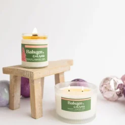 Wood Wick Jar Candle 8 oz - Balsam + Citrus