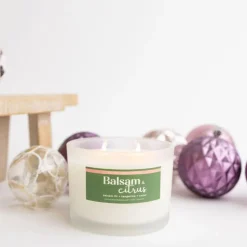 Wood Wick Jar Candle 8 oz - Balsam + Citrus